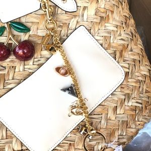 NWT!COACH COACH MOTIFS CHAIN BAG CHARM